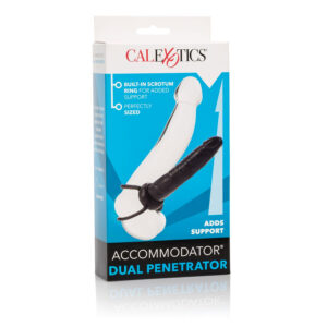 CALEXOTICS – ACOMODADOR DUPLO PENETRADOR PRETO