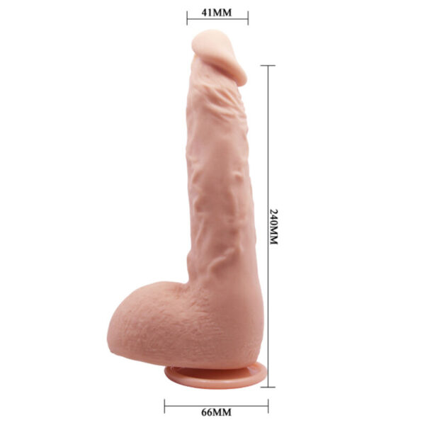 BAILE - DILDO REALISTA JASON NATURAL 24 CM - Image 2