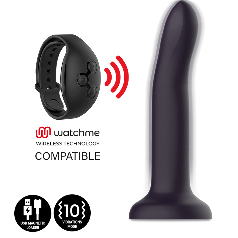 Mercadox MYTHOLOGY - DUMAN MYSTIC DILDO M - VIBRADOR COMPATÍVEL COM A TECNOLOGIA WATCHME WIRELESS