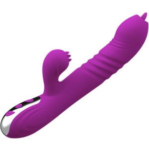 ARMONY – FAIRY MULTIFUNO VIBRADOR DE LÍNGUA DUPLA EFEITO DE CALOR VIOLETA