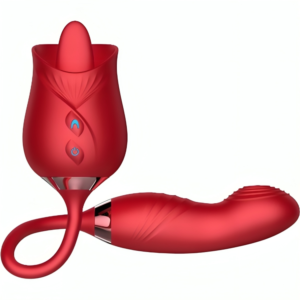 ARMONY – VIBRADOR DE FLOR DELIGHT E BUMPING COM LÍNGUA VERMELHA