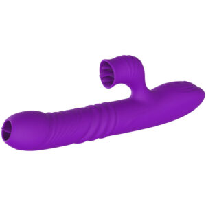 ARMONY – VIBRADOR DE COELHO TOTALMENTE G SPOT COM EFEITO DE CALOR VIOLETA DE LÍNGUA ESTIMULANTE