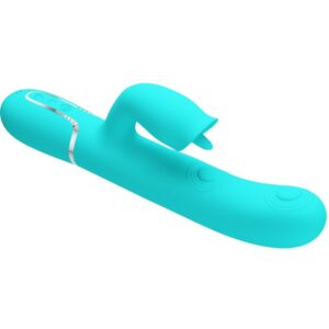 BONITO AMOR – VIBRADOR DE COELHO COM LAMBIDA AQUA VERDE