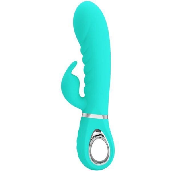 Mercadox PRETTY LOVE - VIBRADOR PRESCOTT MULTIFUNÕES G-SPOT AQUA VERDE