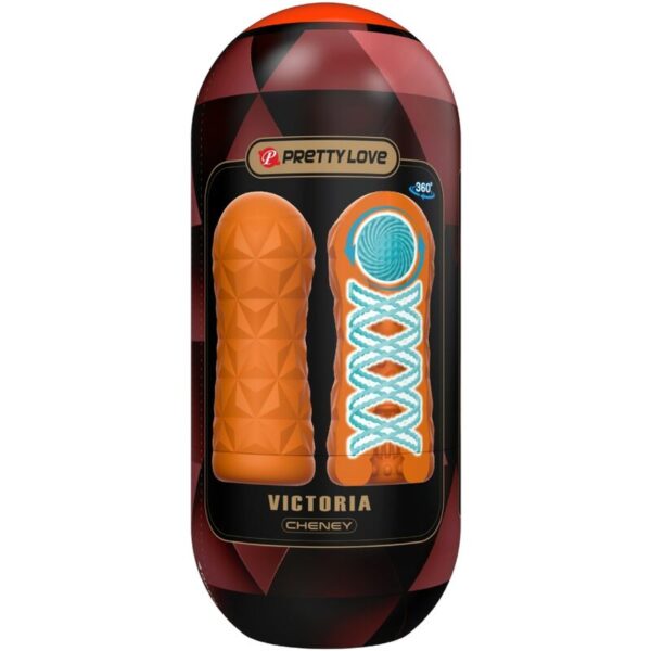 Mercadox PRETTY LOVE - MASTURBADOR VICTORIA CHENEY LARANJA