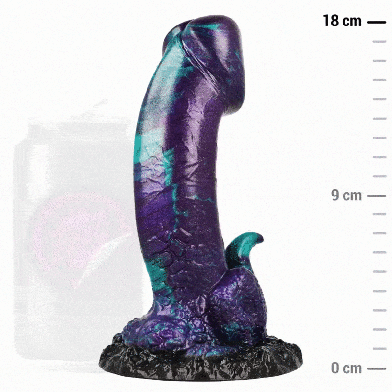 Mercadox EPIC - BASILISK DILDO DUPLO ESCAMOSO PRAZER TAMANHO PEQUENO