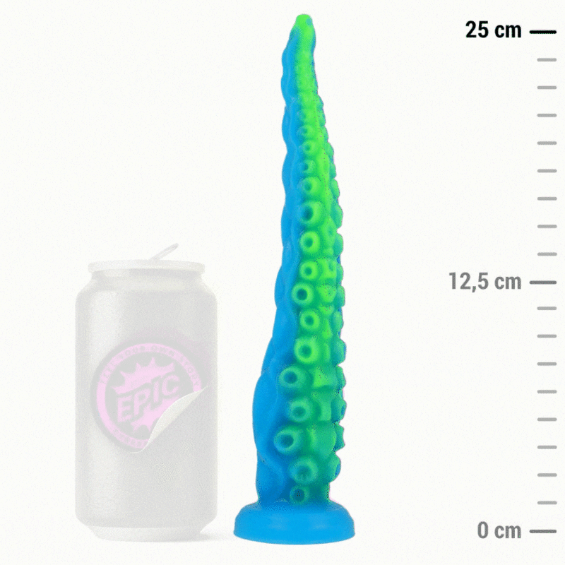 Mercadox EPIC - SCYLLA FLUORESCENTE TENTCULO FINO DILDO TAMANHO PEQUENO