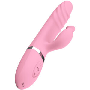 ARMONY – VIBRADOR E THRUSTING COM LÍNGUA DE EFEITO DE CALOR ROSA