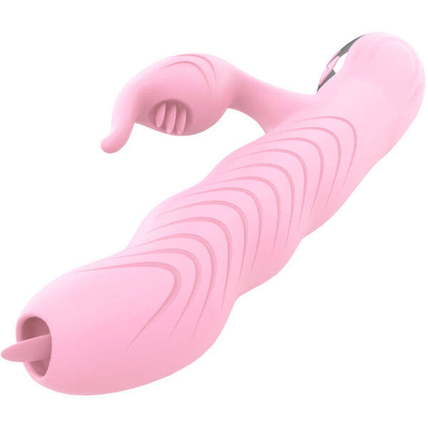 Mercadox ARMONY - MARCIA VIBRADOR & THRUSTING DUPLA LÍNGUA EFEITO CALOR ROSA