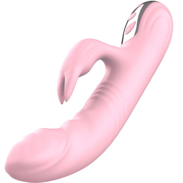 Mercadox ARMONY - VIBRADOR DE COELHO TOTALMENTE ROSA EFEITO DE CALOR