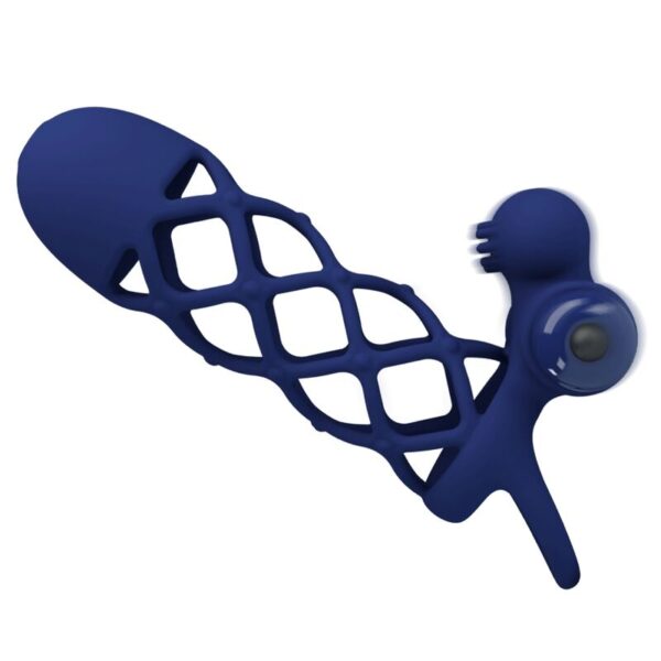 PRETTY LOVE - GIANN ANEL VIBRADOR COM BAINHA DE SILICONE AZUL - Image 2