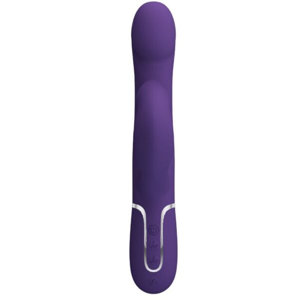 PRETTY LOVE - ZALIN VIBRADOR DE COELHO PÉROLAS 4 EM 1 ROXO - Image 3