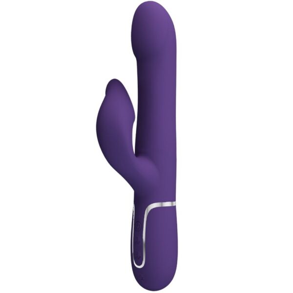 PRETTY LOVE - ZALIN VIBRADOR DE COELHO PÉROLAS 4 EM 1 ROXO - Image 2