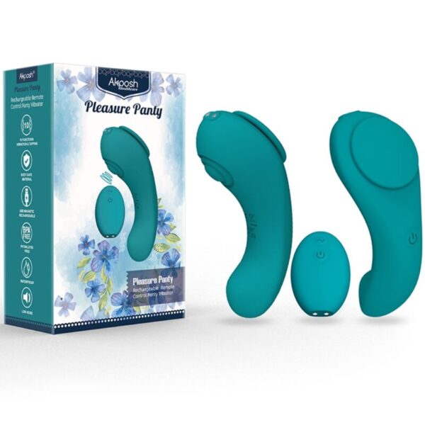 Mercadox ARMONY - PLEASURE PANTY VIBRADOR CONTROLE REMOTO 3 VELOCIDADES VERDE