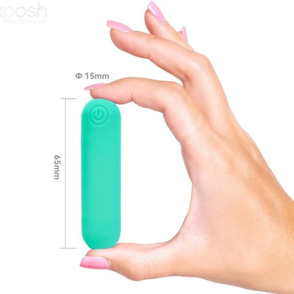 ARMONY - SPLASH JOLINE VIBRADOR BULLET SILICONE CONTROLE REMOTO 10 VIBRAÇÕES 65 X 15 CM VERDE - Image 3