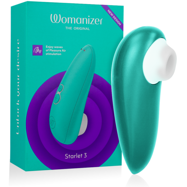 Mercadox WOMANIZER - ESTIMULADOR CLITORIAL STARLET 3 TURQUESA