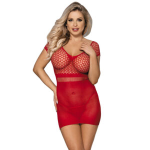 SUBBLIME – 951924 VESTIDO CURTO DE CROCHÊ VERMELHO GRILL TAMANHO ÚNICO