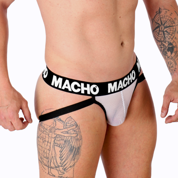 MACHO - MX26X1 JOCK NET BRANCO S - Image 4