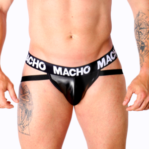 MACHO – MX25NC JOCK PRETO COURO M