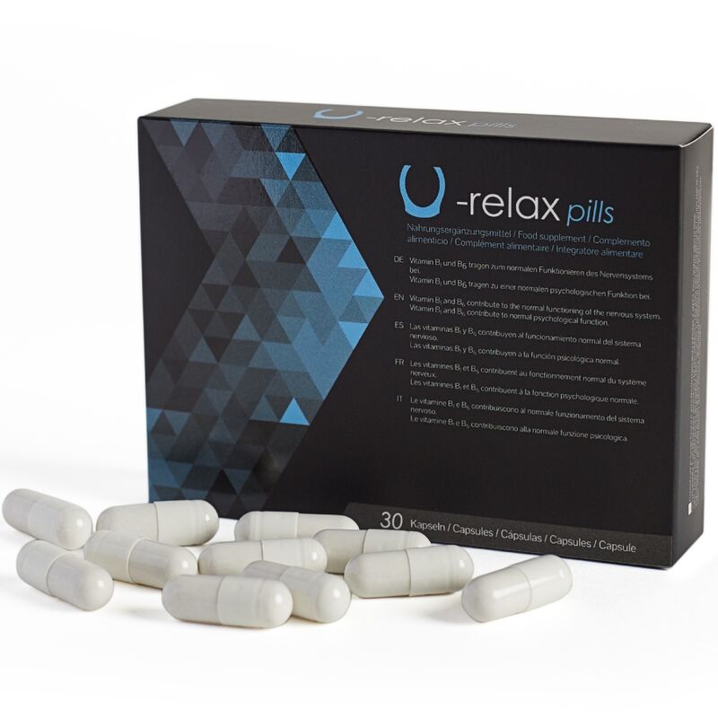 Mercadox 500 COSMETICS - CÁPSULAS U-RELAX RELAXAMENTO E REDUÇÃO DA ANSIEDADE - 30 CÁPSULAS.