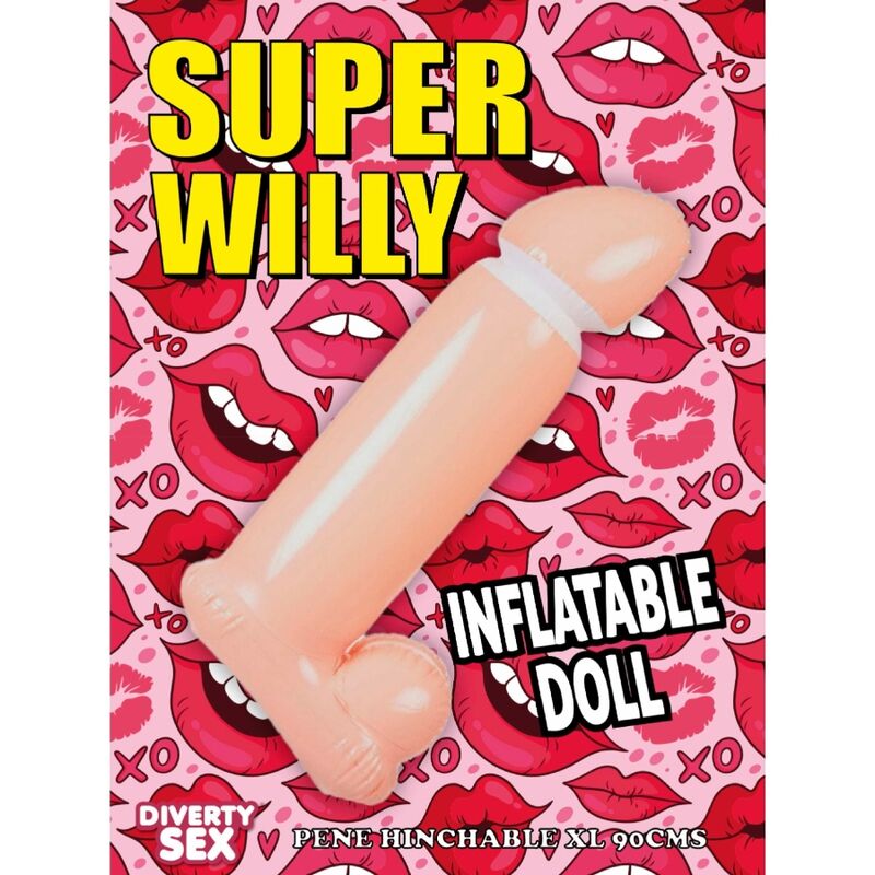 Mercadox DIABLO PICANTE - PENE HINCHABLE 100 CM