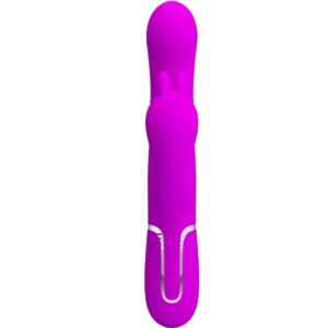 PRETTY LOVE – CAMMY VIBRADOR TRIPLO MULTIFUNCIONAL 4 EM 1 ROSA