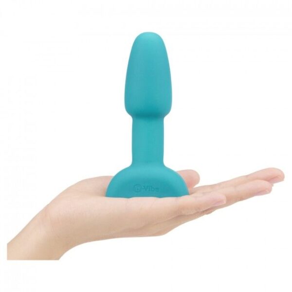 B-VIBE - RIMMING CONTROLE REMOTO PLUG ANAL PETITE TEAL - Image 2