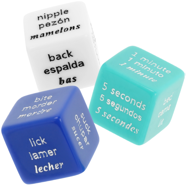 Mercadox WATERFEEL - JOGO DE DADOS ERÓTICOS ES/FR/EN