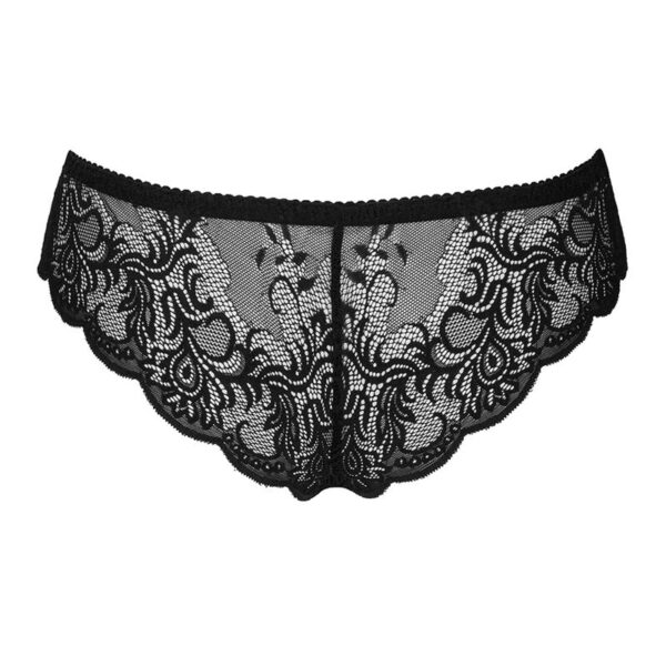 LIVCO CORSETTI FASHION - LOVE STORY LC 90679 CALCINHA SEM CROTCHLESS PRETA - Image 3