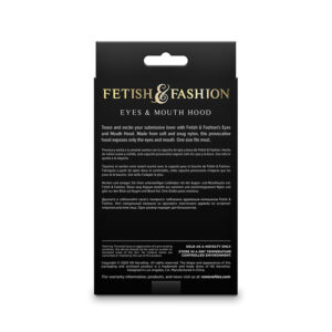 NS NOVELTIES – FETISH & FASHION OLHOS E BOCA CAPUZ NYLON BRANCO