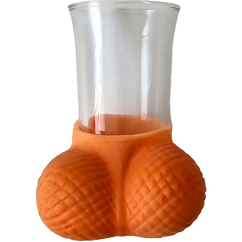 Mercadox DIABLO PICANTE - VASO CHUPITO CRISTAL CON HUEVOS NATURAL