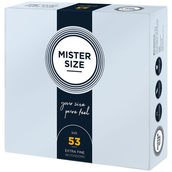 MISTER SIZE - PRESERVATIVO TAMANHO M 53 MM (36 UNIDADES) - Image 2