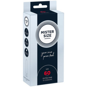 MISTER SIZE – PRESERVATIVO TAMANHO XL 60 MM (10 UNIDADES)