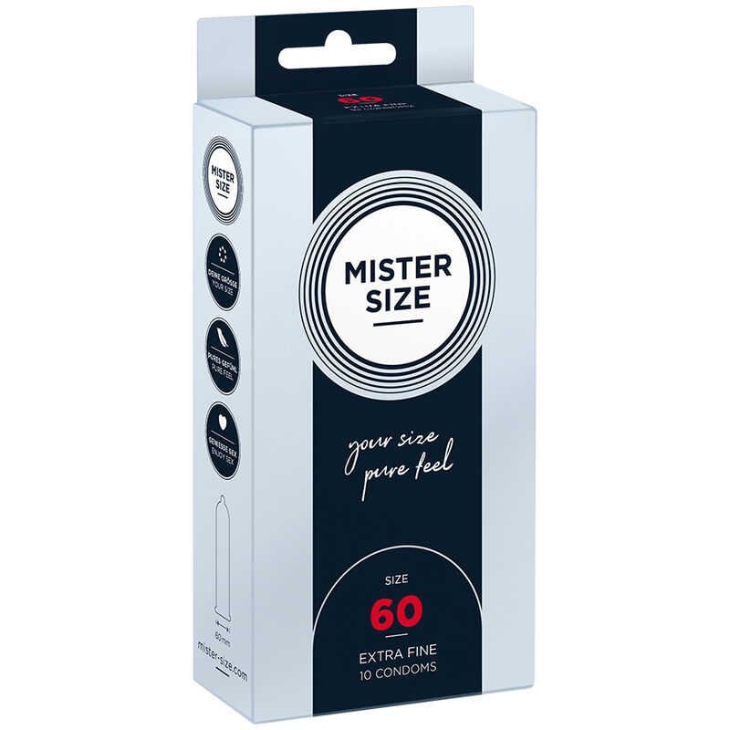 Mercadox MISTER SIZE - PRESERVATIVO TAMANHO XL 60 MM (10 UNIDADES)