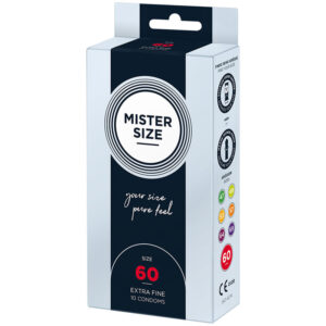 MISTER SIZE – PRESERVATIVO TAMANHO XL 60 MM (10 UNIDADES)