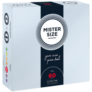 MISTER SIZE – PRESERVATIVO TAMANHO XL 60 MM (36 UNIDADES)