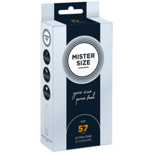 MISTER SIZE – PRESERVATIVO TAMANHO L 57 MM (10 UNIDADES)