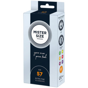 MISTER SIZE – PRESERVATIVO TAMANHO L 57 MM (10 UNIDADES)