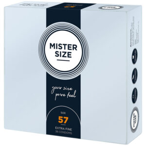 MISTER SIZE – PRESERVATIVO TAMANHO L 57 MM (36 UNIDADES)