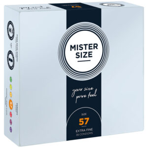 MISTER SIZE – PRESERVATIVO TAMANHO L 57 MM (36 UNIDADES)