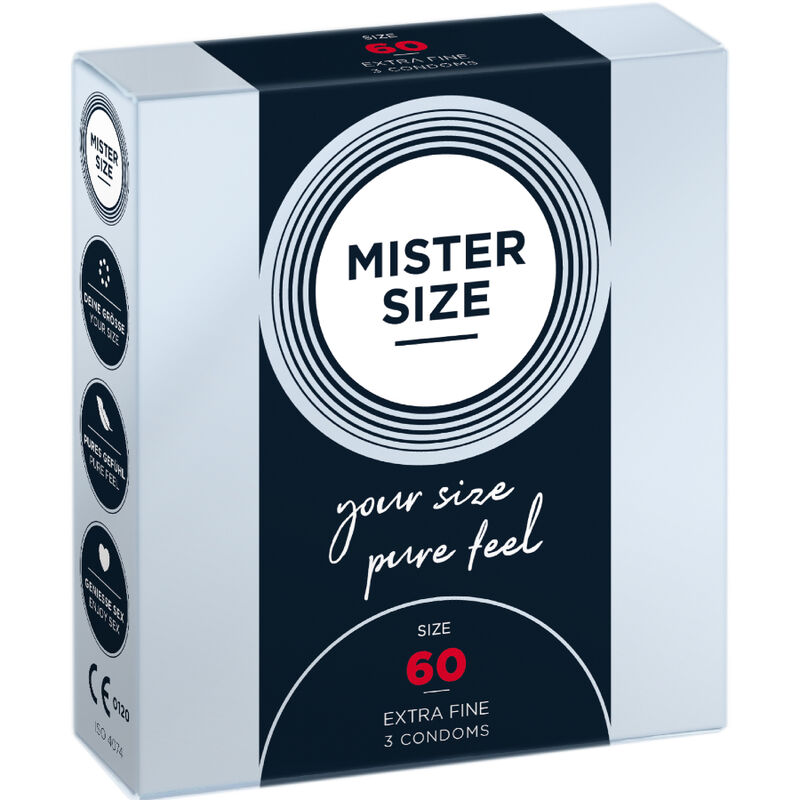 Mercadox MISTER SIZE - PRESERVATIVO TAMANHO XL 60 MM (3 UNIDADES)