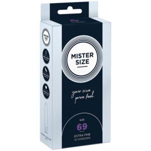 MISTER SIZE – PRESERVATIVOS TAMANHO XXXL 69 MM (10 UNIDADES)