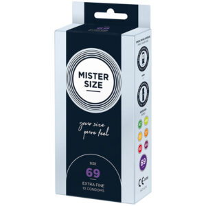 MISTER SIZE – PRESERVATIVOS TAMANHO XXXL 69 MM (10 UNIDADES)