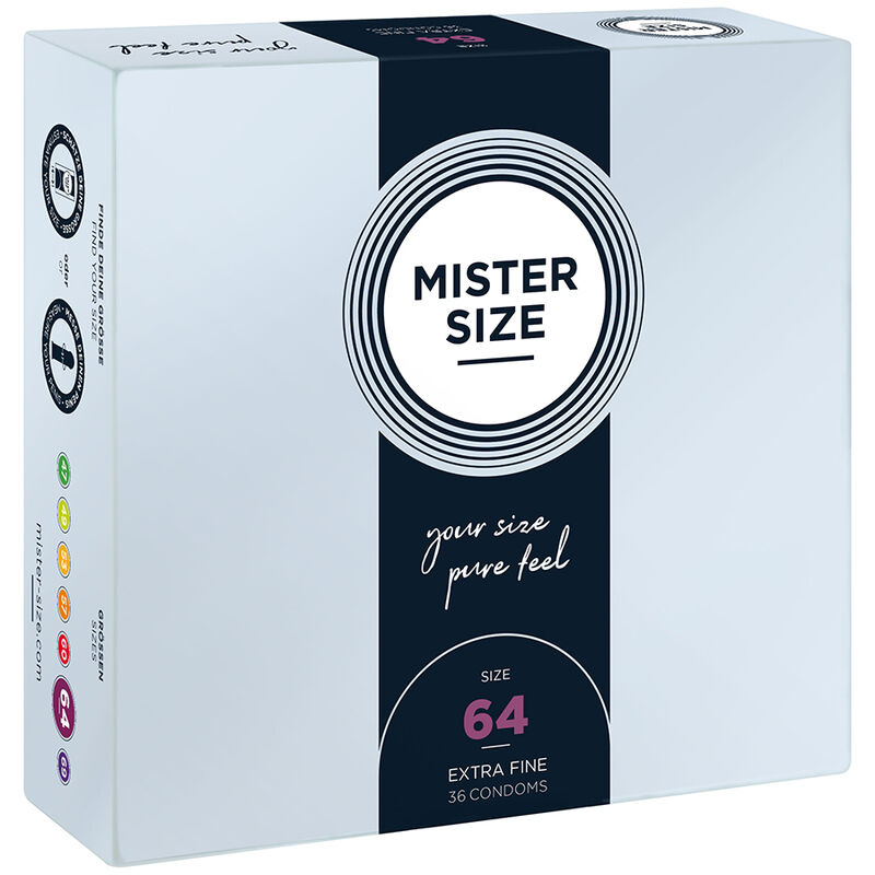 Mercadox MISTER SIZE - PRESERVATIVOS TAMANHO XXL 64 MM (36 UNIDADES)