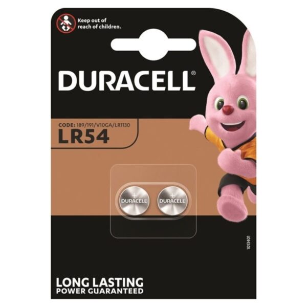 Mercadox DURACELL - BATERIA BOTO ALCALINA LR54 LR1130 AG10 1