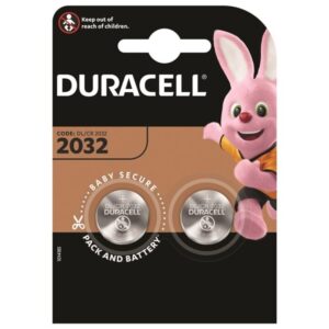 DURACELL – BATERIA BOTO LITIO CR2032 3V 2 UNIDADE