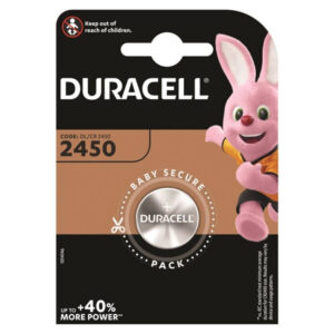 DURACELL – BATERIA BOTO LITIO CR2450 3V 1 UNIDADE