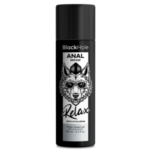 BLACK HOLE – REPARO ANAL RELAX À BASE DE ÁGUA COM HYALURON 100 ML