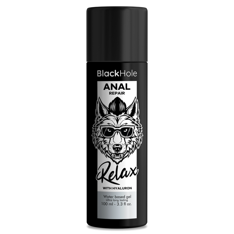 Mercadox BLACK HOLE - REPARO ANAL RELAX À BASE DE ÁGUA COM HYALURON 100 ML