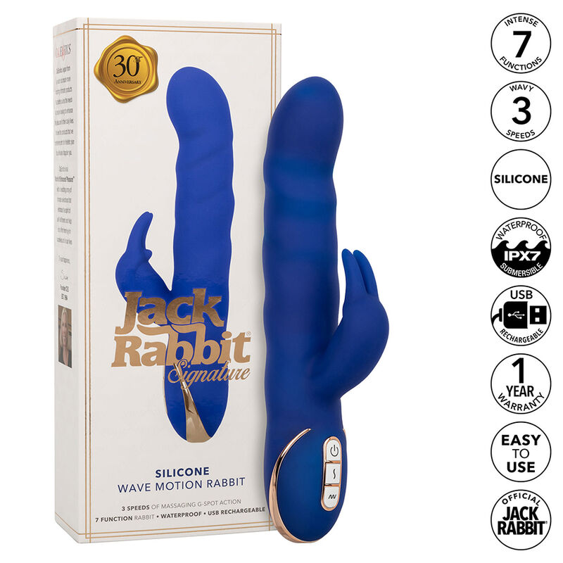 Mercadox CALEXOTICS - JACK RABBIT VIBRADOR WAVE MOTION AZUL